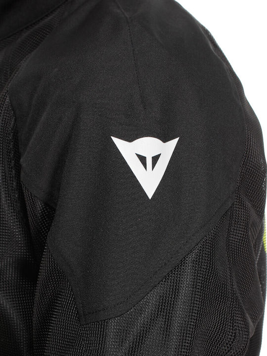 Dainese Herosphere Air Tex Καλοκαιρινό Ανδρικό Μπουφάν Μηχανής Black/White/Yellow-Fluo