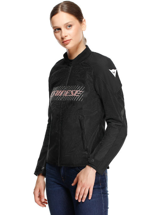 Dainese Herosphere Air Tex Дамско Мотоциклетно яке Black/White/Peach