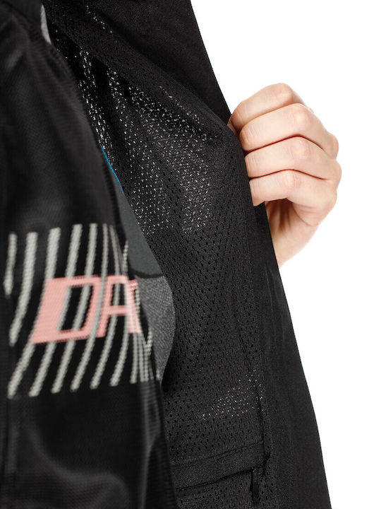 Dainese Herosphere Air Tex Дамско Мотоциклетно яке Black/White/Peach