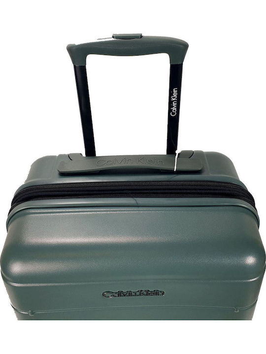Calvin Klein Valiză Mare De Călătorie Dură Verde Cu 4 Roți