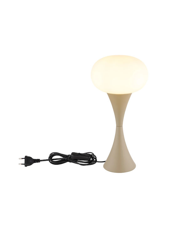 Globo Lighting Декоративна Лампа с Цокъл за Крушка E14 Бежов