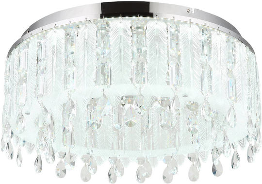 Globo Lighting Πλαφονιέρα Οροφής 58εκ. Διάφανη