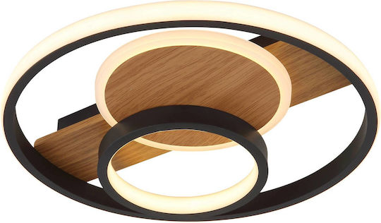 Globo Lighting Таванно осветление Черен с Вграден LED