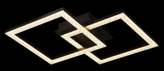 Globo Lighting Ceiling Mount Light 20cm Transparent with Integrated LED