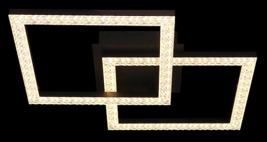 Globo Lighting Ceiling Mount Light 20cm Transparent with Integrated LED