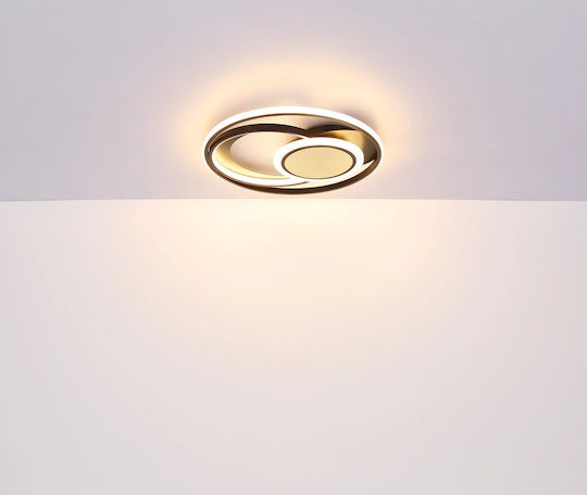 Globo Lighting Таванно осветление Черен с Вграден LED
