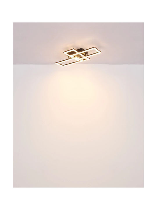 Globo Lighting Πλαφονιέρα Οροφής Διάφανη με Ενσωματωμένο LED