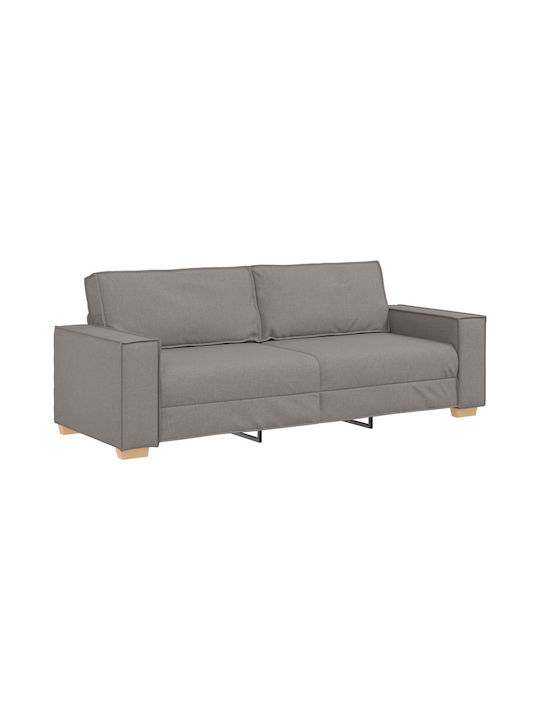 Canapea Cu Trei Locuri Crem 220x78x84 cm
