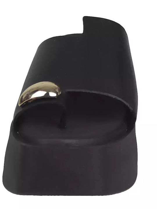 Summer Women's Platforms in Slipper Style Black