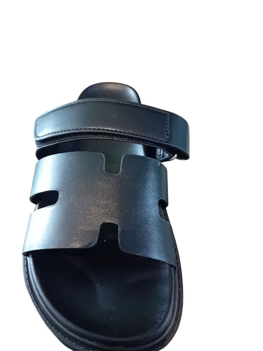 Women's Flat Sandals in Black Color