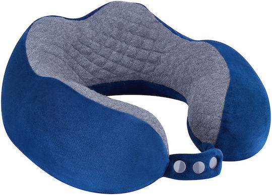 Delsey Travel Pillow Memory Foam Blue