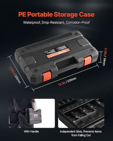 Set de Chei Hexagonale 32 piese S2 Oțel Aliat Cr-v Oțel Standard Sae Metric