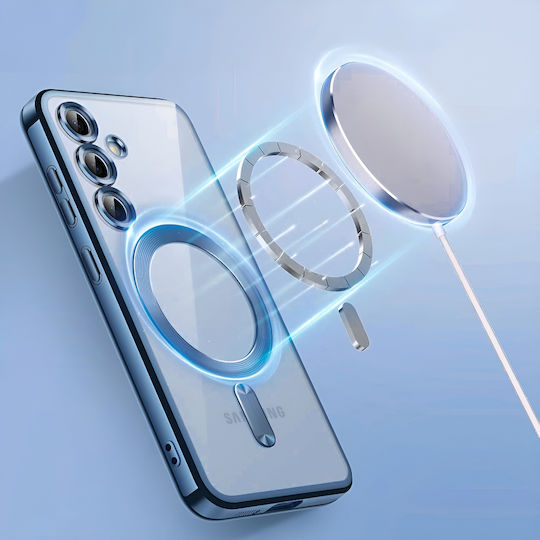 Θήκη Samsung Galaxy A55 5g Electro Magsafe Μπλε + Γυαλί Οθόνη