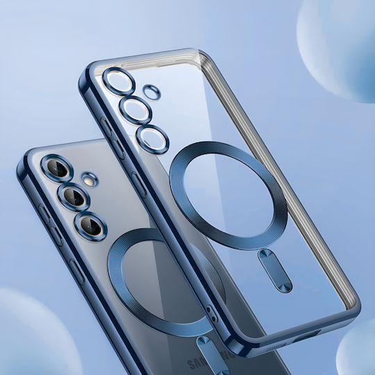 Θήκη Samsung Galaxy A55 5g Electro Magsafe Μπλε + Γυαλί Οθόνη