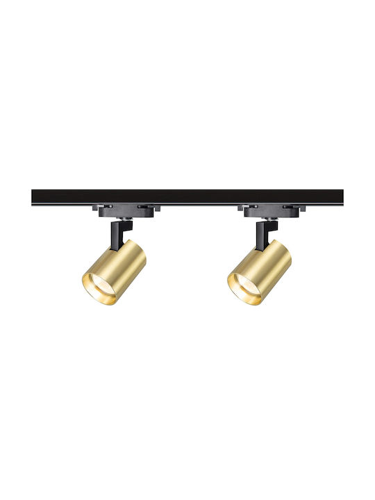 Eko Light Einzel Spot mit Fassung GU10 in Gold Farbe