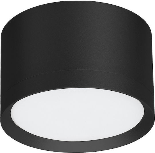 Eko Light Μονό Σποτ με Ντουί GX53 σε Μαύρο Χρώμα