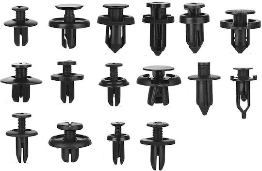 Set Extractor Clips Auto 620 Universal Wto Clips 16 Tipuri 18 Dimensiuni 4 Extractoare Abs 1 Unealtă de Îndepărtare Clips Cutie de Depozitare Mâner