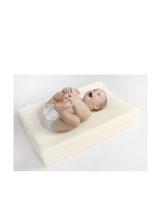 Matex Κάλυμμα Αλλαξιέρας από Ύφασμα Εκρού 50x70cm