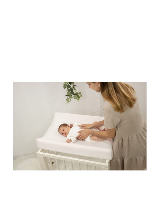Matex Κάλυμμα Αλλαξιέρας από Ύφασμα Λευκό 50x70cm
