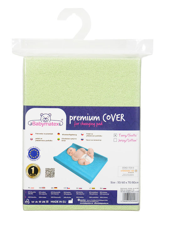 Matex Capac pentru schimbarea bebelușului Verde 50x70cm