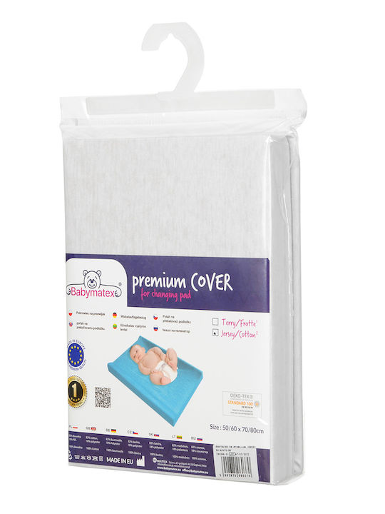 Matex Capac pentru schimbarea bebelușului Alb 50x70cm