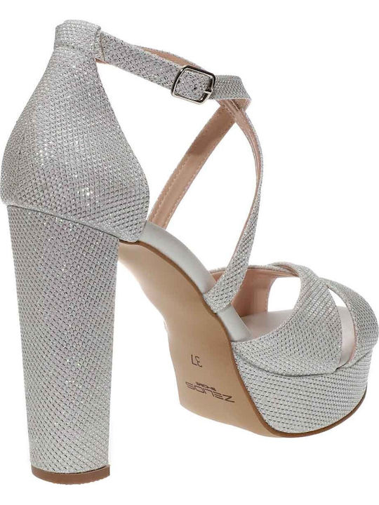 Leder Sandalen Weiß