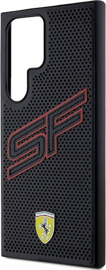 Ferrari Sf Perforated Задна корица Пластмаса Розов (Galaxy S24 Ultra)