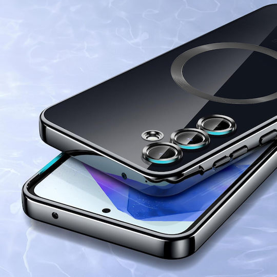 Θήκη Samsung Galaxy A55 5g Electro Magsafe Μαύρη + Γυαλί Οθόνη