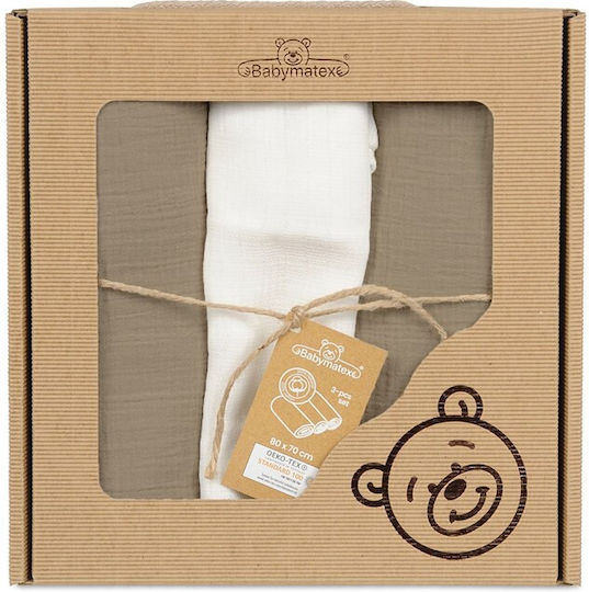 Matex Swaddle Blanket 70x80cm. 3pcs