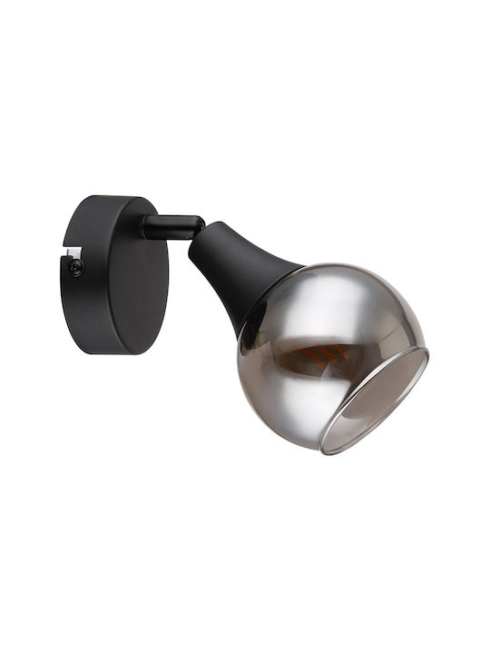 Globo Lighting Φωτιστικό Τοίχου με Ντουί E14 Μαύρο 9x14εκ.