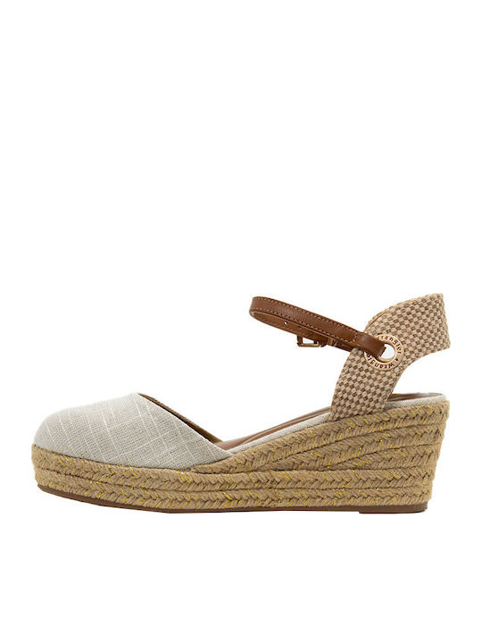 Bela C Platforme Dama Tip Espadrile Bej
