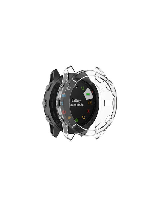 Най-добрите аксесоари силиконов калъф в прозрачен цвят Garmin Fenix 7x