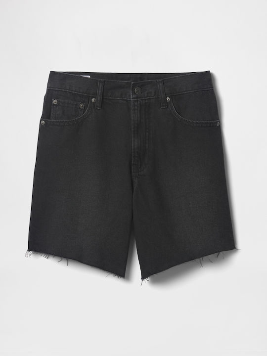 Damen Bermuda Jean Black