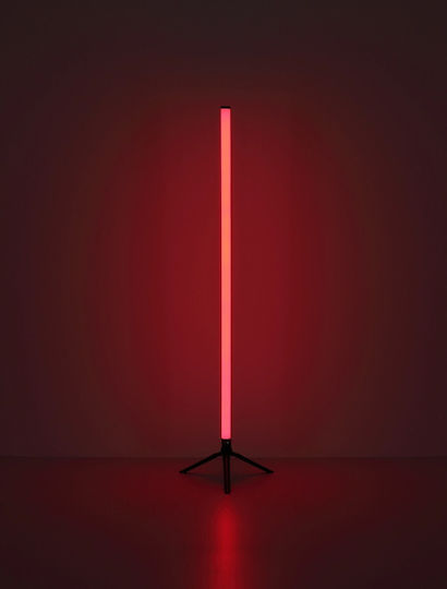Globo Lighting LED Stehlampe H113 cm mit RGB-Licht Schwarz