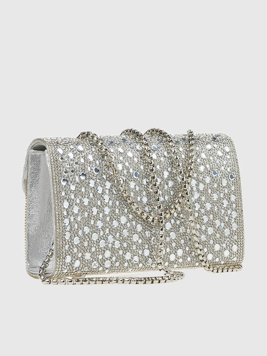 Γυναικείο Clutch Ασημί