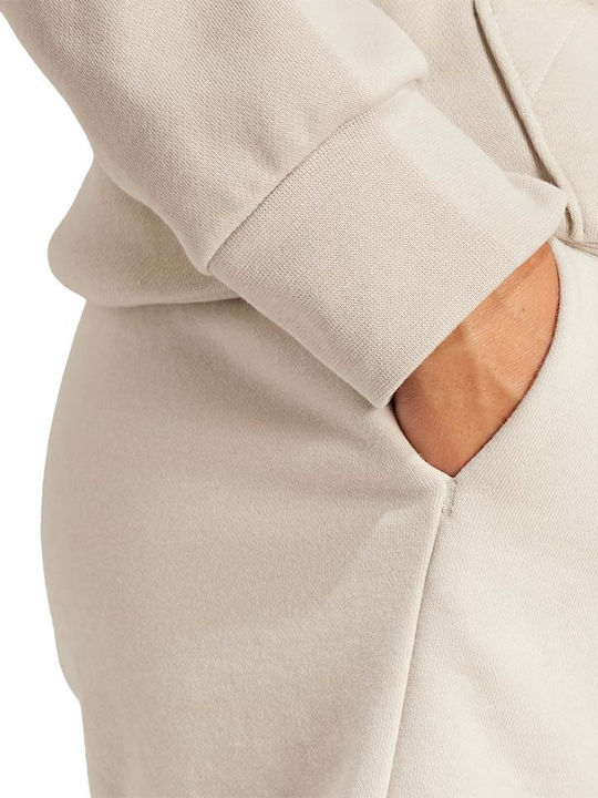 French Femei Prosop Pantaloni scurți Pantaloni scurți Bej