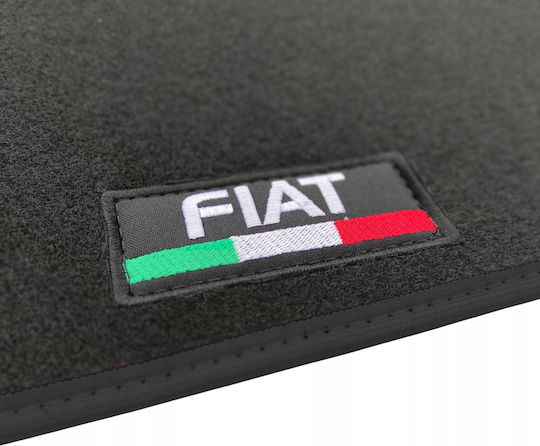 Rezaw Plast Set of Front and Rear Mats 4pcs for Fiat Grande Punto 2005 Black