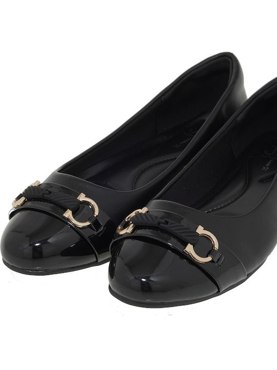 Damen Ballerinas Schwarz