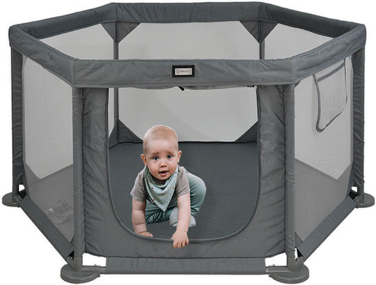 Bebe Stars Парк Сив 130x130см
