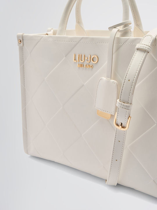 Women's Off White Tote Bag