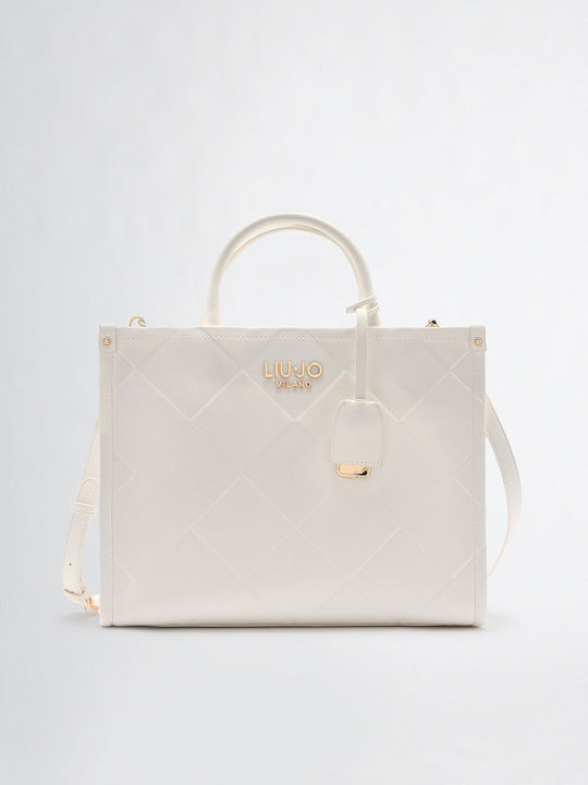 Women's Off White Tote Bag