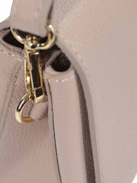 Leather Women's Bag Shoulder Beige