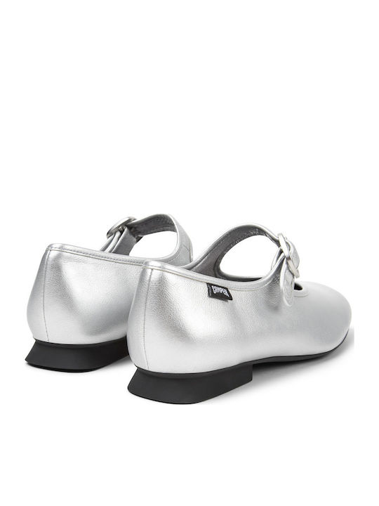 Leather Ballerinas Casi Myra Silver