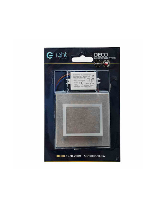 Eko Light Lamp Wall with Integrated LED and Warm White Light