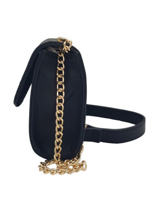 Damen-Flap-Tasche Schwarz