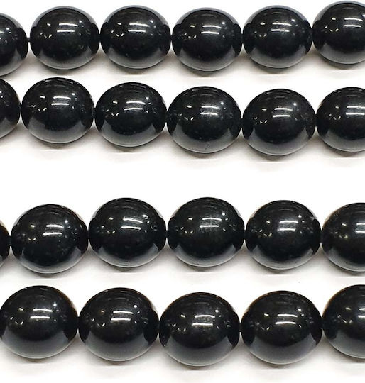 Roloi Komboloi Amber Worry Beads with 33 Beads Black 28cm