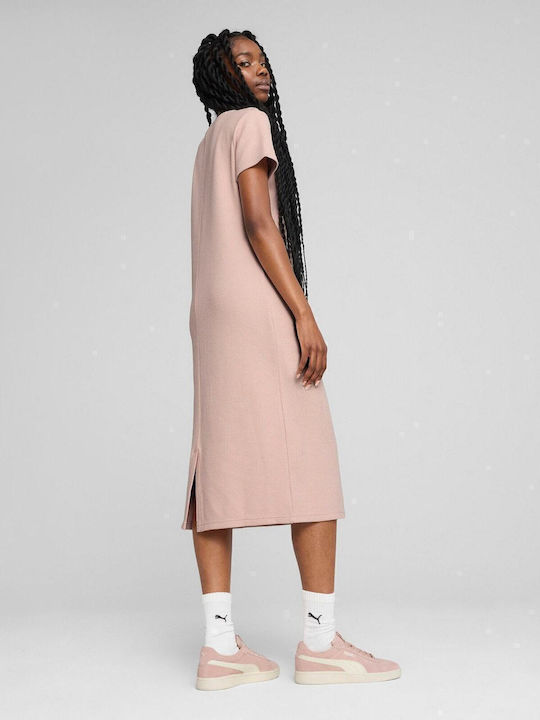 Kleid Puma Her Kleid Pink Damen