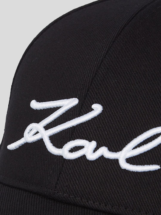 Karl Lagerfeld K Signature Cap Black Hats Female Black A1w33069-999