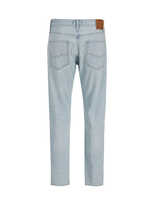 Chris Men's Jeans Pants Relaxed Straight Fit Light Blue
