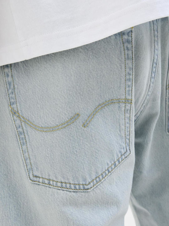 Chris Men's Jeans Pants Relaxed Straight Fit Light Blue